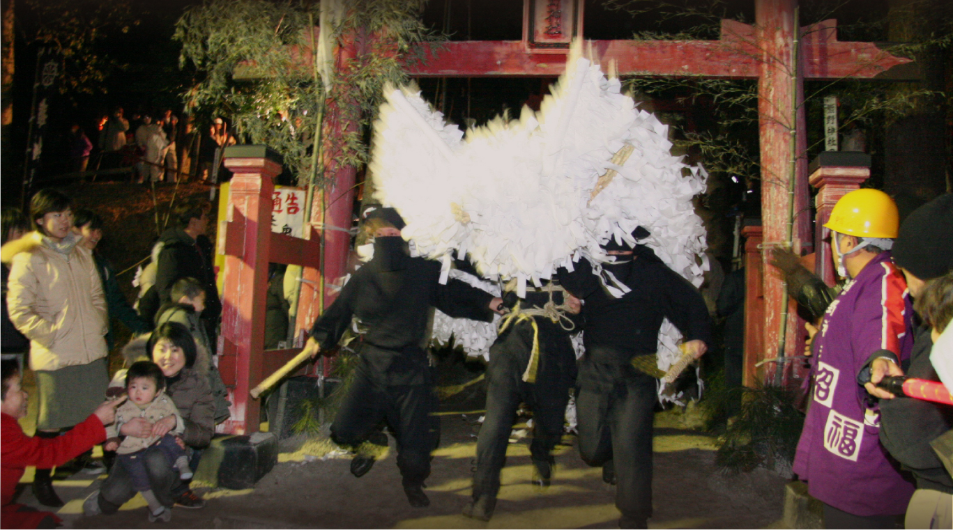 熊野神社の鬼追い